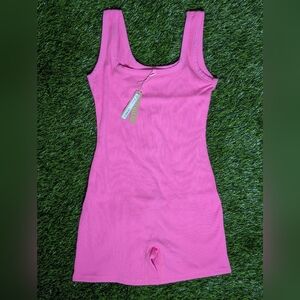 LIMITED EDITION Sugar Pink SKIMS Cotton Ribbed Onesie